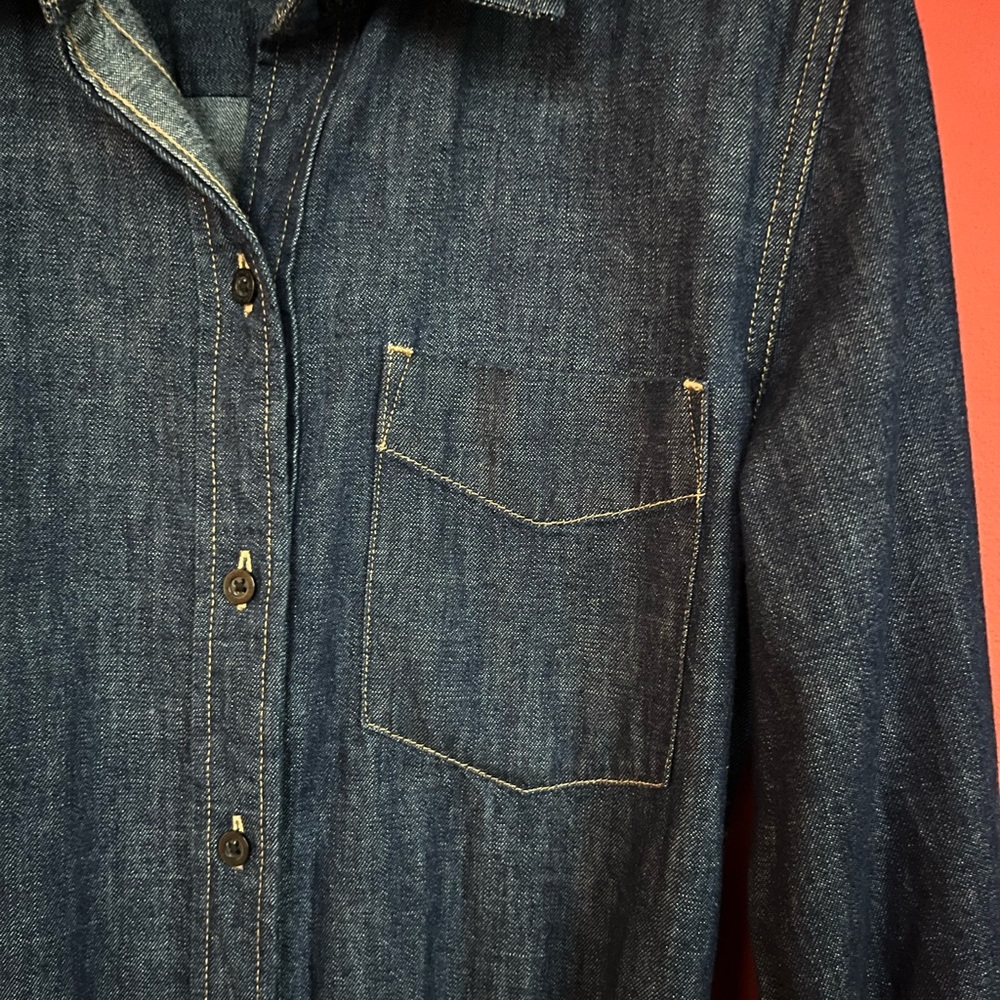 Ralph Lauren Indigo Denim Shirt dress - Picture 8 of 8